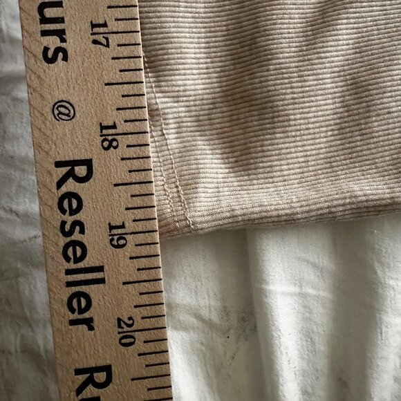 Sleeveless Beige Ava James Button Shoulder Dress SZ M Preppy Old Money NWT - Picture 7 of 9